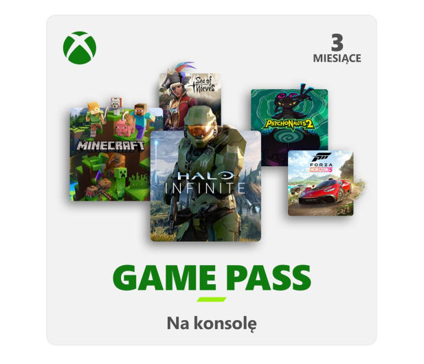 MICROSOFT Xbox Game Pass na Konsolę 3 Miesiące - 568126 - zdjęcie